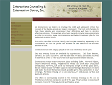 Tablet Screenshot of interactionscounselingcenter.com